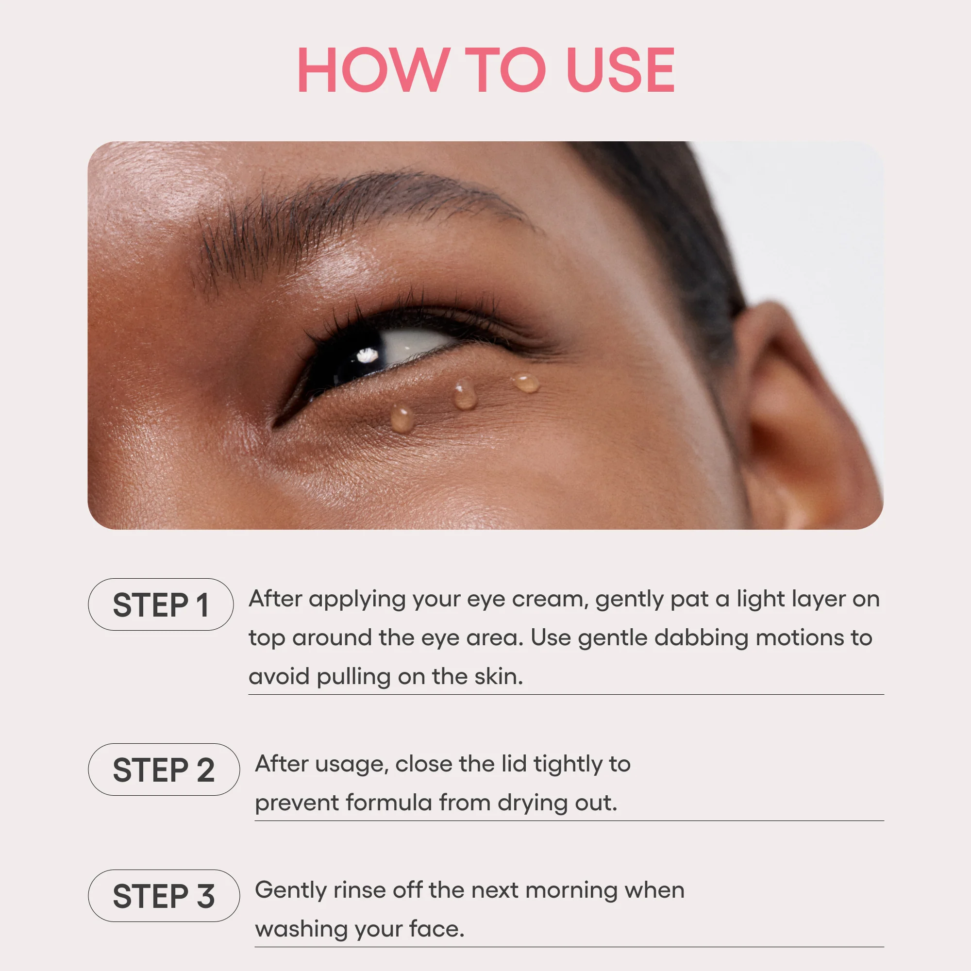 Bouncy & Firm Eye Sleeping Mask - Image 6