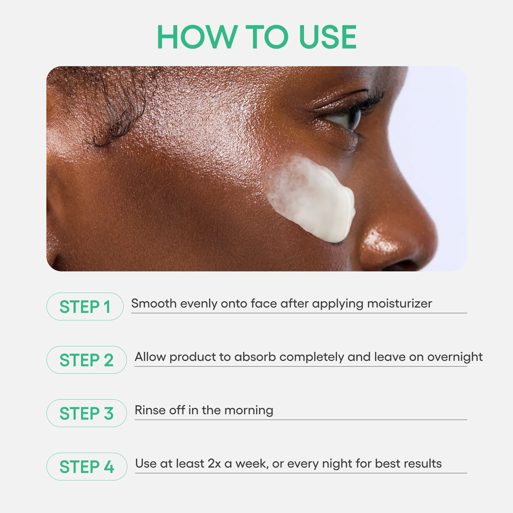 Cica Sleeping Mask with Centella Asiatica for Moisture Barrier Support - Image 8